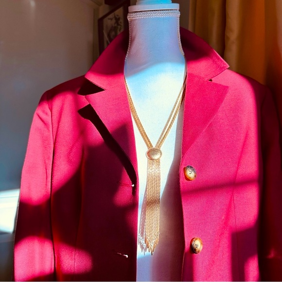 D’orlan - Vintage gold plated Y 6-strand necklace - Picture 12 of 14